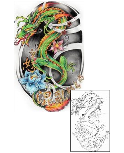 Dragon Tattoo Mythology tattoo | AXF-00245