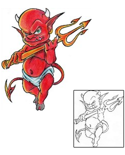 Devil - Demon Tattoo Horror tattoo | AXF-00253