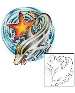 Dolphin Tattoo Tattoo Styles tattoo | AXF-00296