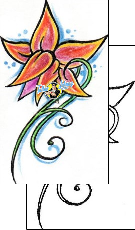 Flower Tattoo plant-life-flowers-tattoos-diaconu-alexandru-axf-00328