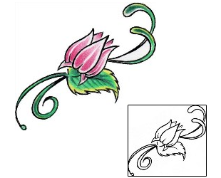 Lotus Tattoo Plant Life tattoo | AXF-00339