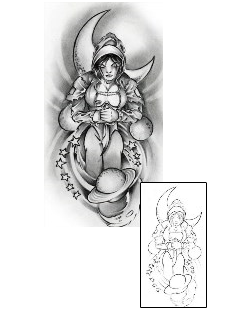 Moon Tattoo Mythology tattoo | AXF-00358
