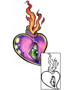 Sacred Heart Tattoo Religious & Spiritual tattoo | AXF-00395
