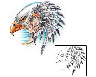 Eagle Tattoo Ethnic tattoo | AXF-00412