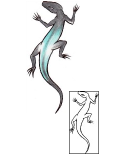 Lizard Tattoo Reptiles & Amphibians tattoo | AXF-00422