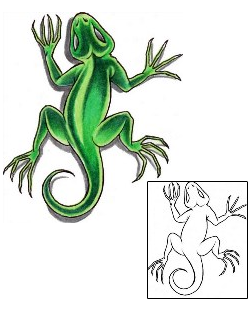 Lizard Tattoo Reptiles & Amphibians tattoo | AXF-00423