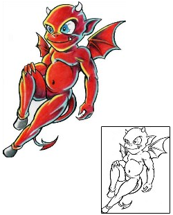 Devil - Demon Tattoo Horror tattoo | AXF-00434