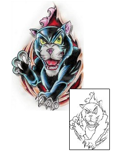 Panther Tattoo Animal tattoo | AXF-00484