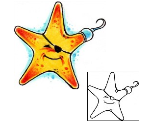 Starfish Tattoo Miscellaneous tattoo | AXF-00485