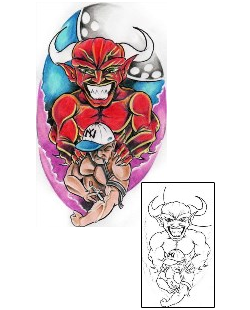 Devil - Demon Tattoo Horror tattoo | AXF-00573