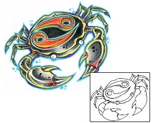 Sea Creature Tattoo Marine Life tattoo | AXF-00666