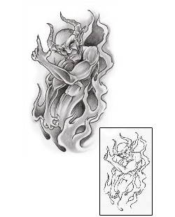 Devil - Demon Tattoo Miscellaneous tattoo | AXF-00851