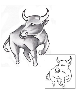 Bull Tattoo Taurus tattoo | AXF-00869