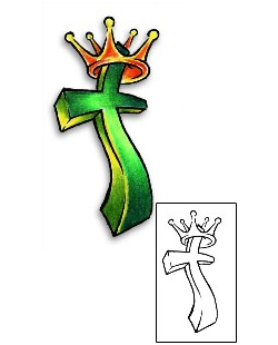 King Tattoo Religious & Spiritual tattoo | AXF-01052