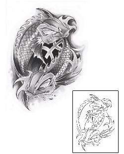 Fish Tattoo Marine Life tattoo | AXF-01124