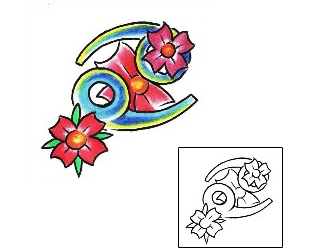 Plant Life Tattoo Zodiac tattoo | AXF-01134