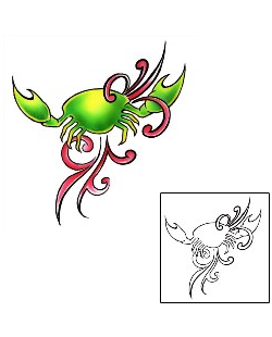 Sea Creature Tattoo Zodiac tattoo | AXF-01138