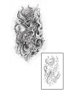 Devil - Demon Tattoo Miscellaneous tattoo | AXF-01158