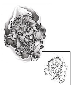 Lion Tattoo Animal tattoo | AXF-01171