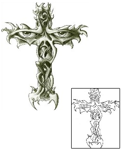 Gothic Tattoo Religious & Spiritual tattoo | AYF-00011
