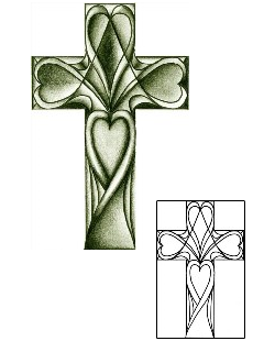 Heart Tattoo Religious & Spiritual tattoo | AYF-00012