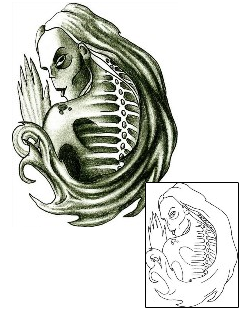 Fallen Angel Tattoo Horror tattoo | AYF-00125