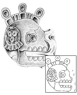 Aztec Tattoo Ethnic tattoo | BAF-00084