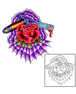 Rose Tattoo Plant Life tattoo | BBF-00053