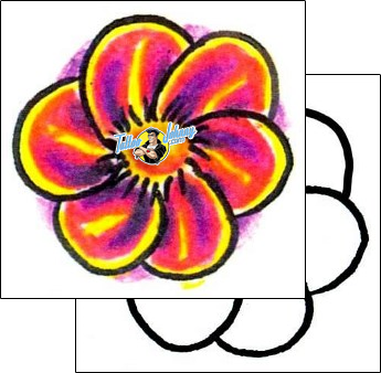 Flower Tattoo plant-life-flowers-tattoos-brandon-bond-bbf-00059