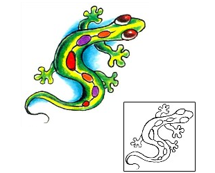 Gecko Tattoo Reptiles & Amphibians tattoo | BBF-00060