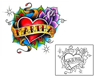 Heart Tattoo Plant Life tattoo | BBF-00065