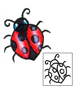 Ladybug Tattoo Insects tattoo | BBF-00070