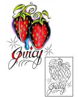 Strawberry Tattoo Juicy Tattoo