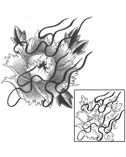 Flower Tattoo Plant Life tattoo | BCF-00012