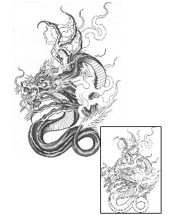 Asian Tattoo Mythology tattoo | BCF-00021