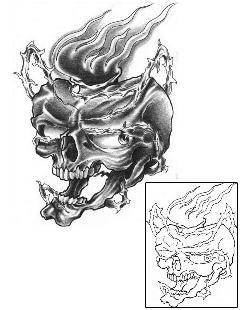 Fire – Flames Tattoo Religious & Spiritual tattoo | BCF-00046