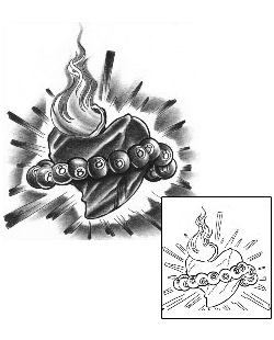 Sacred Heart Tattoo Religious & Spiritual tattoo | BCF-00048
