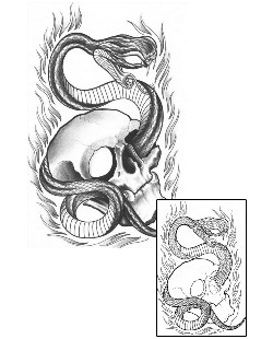 Snake Tattoo Horror tattoo | BCF-00093