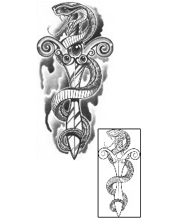 Reptile Tattoo Horror tattoo | BCF-00107