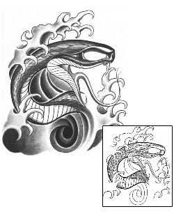 Reptile Tattoo Horror tattoo | BCF-00108