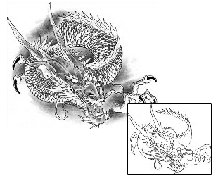 Dragon Tattoo Mythology tattoo | BCF-00143