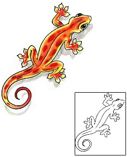 Gecko Tattoo Reptiles & Amphibians tattoo | BEF-00009