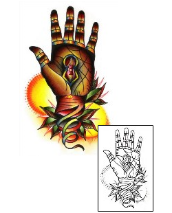 Hand Tattoo Tattoo Styles tattoo | BHF-00025