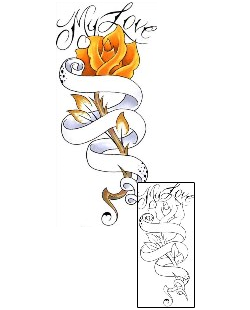 Rose Tattoo Plant Life tattoo | BJF-00019