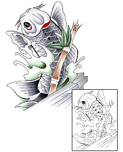 Fish Tattoo Marine Life tattoo | BJF-00030