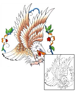 Eagle Tattoo For Women tattoo | BJF-00065