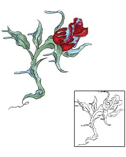 Rose Tattoo Plant Life tattoo | BJF-00080