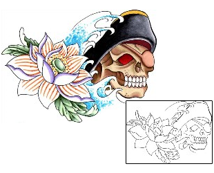 Skull Tattoo Miscellaneous tattoo | BJF-00082