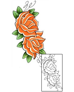 Rose Tattoo Plant Life tattoo | BJF-00089