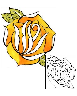 Rose Tattoo Plant Life tattoo | BJF-00139